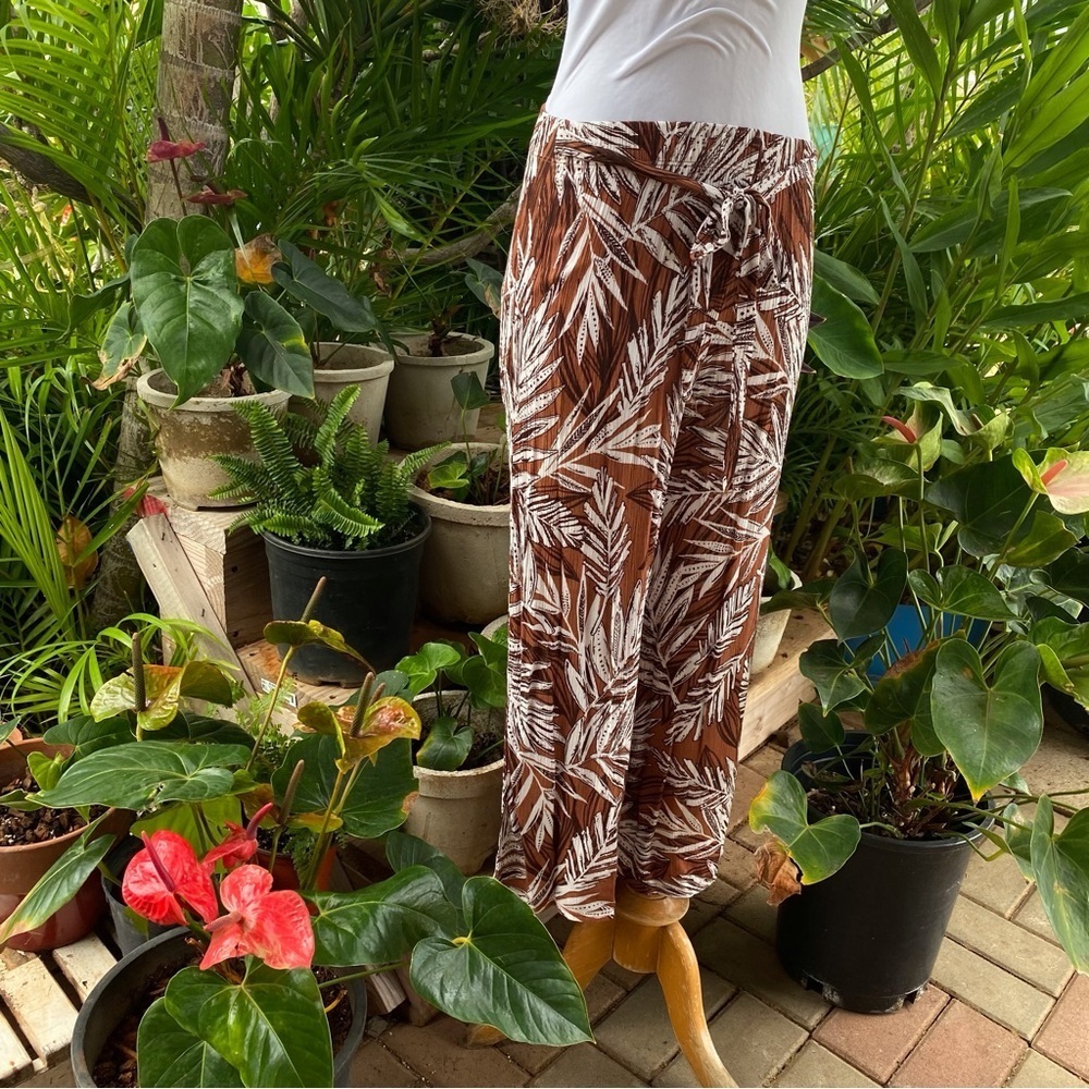 6 for$20❤️bundle item! Luz Palazo Pants Beautiful Gauze Flowing Fabric - Picture 3 of 6